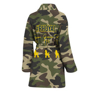 Sorority Bath Robe - Sigma Gamma Rho Camouflage Miliraty Women's Bath Robe