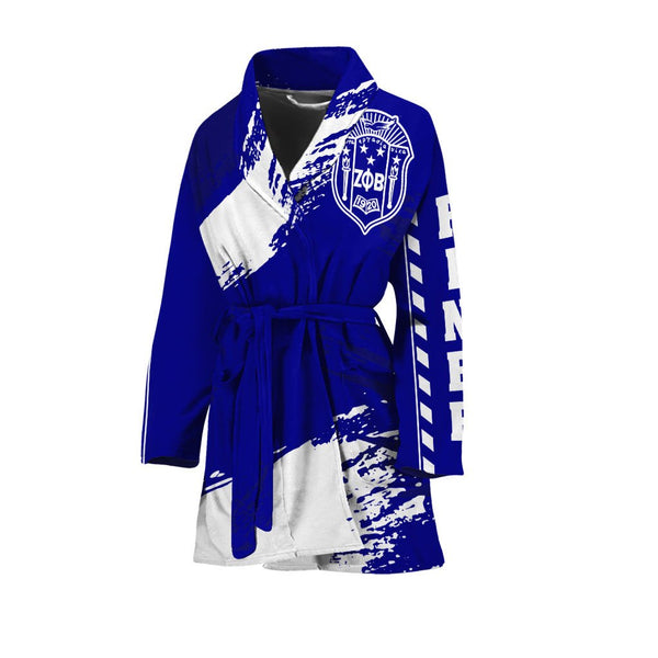 Sorority Bath Robe - Zeta Phi Beta Nineteen Women's Bath Robe