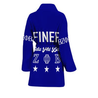 Sorority Bath Robe - Zeta Phi Beta Style Women's Bath Robe