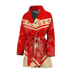 Sorority Bath Robe - Delta Sigma Theta Camouflage Women's Bath Robe