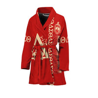 Sorority Bath Robe - Delta Sigma Theta Style Women's Bath Robe