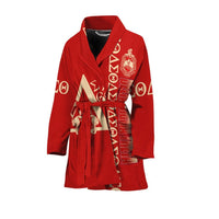 Sorority Bath Robe - Delta Sigma Theta Style Women's Bath Robe