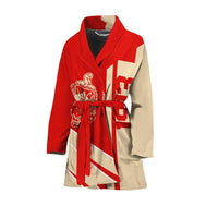 Sorority Bath Robe - Delta Sigma Theta Half Concept Women's Bath Robe