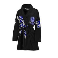 Sorority Bath Robe - Zeta Phi Beta Pearl Women's Bath Robe